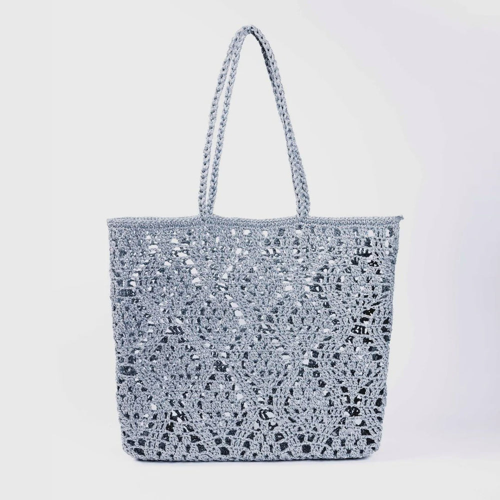 Anouk Silver- Crochet Basket