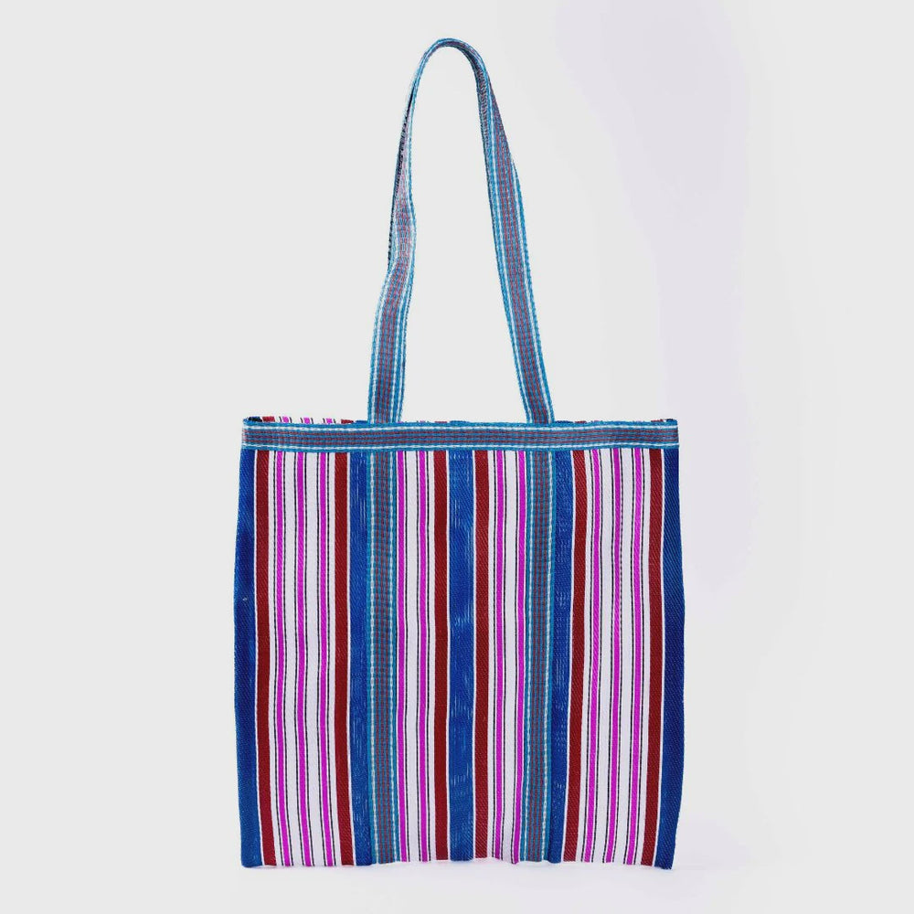 Parisian Cool Monaco Pink Raspberry Navy Tote