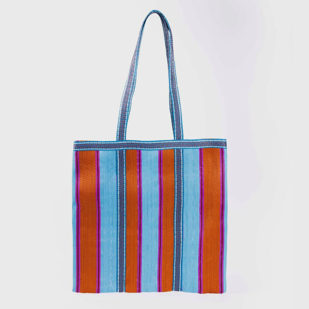 Parisian Cool Cannes La Rochelle Orange Pink Aqua Tote