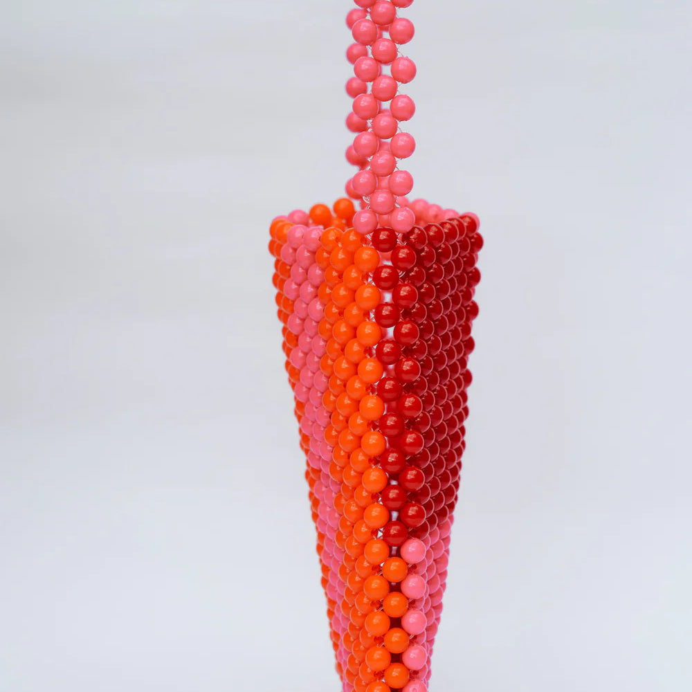 
                      
                        Beaded Phone Bag- Red/Pink
                      
                    