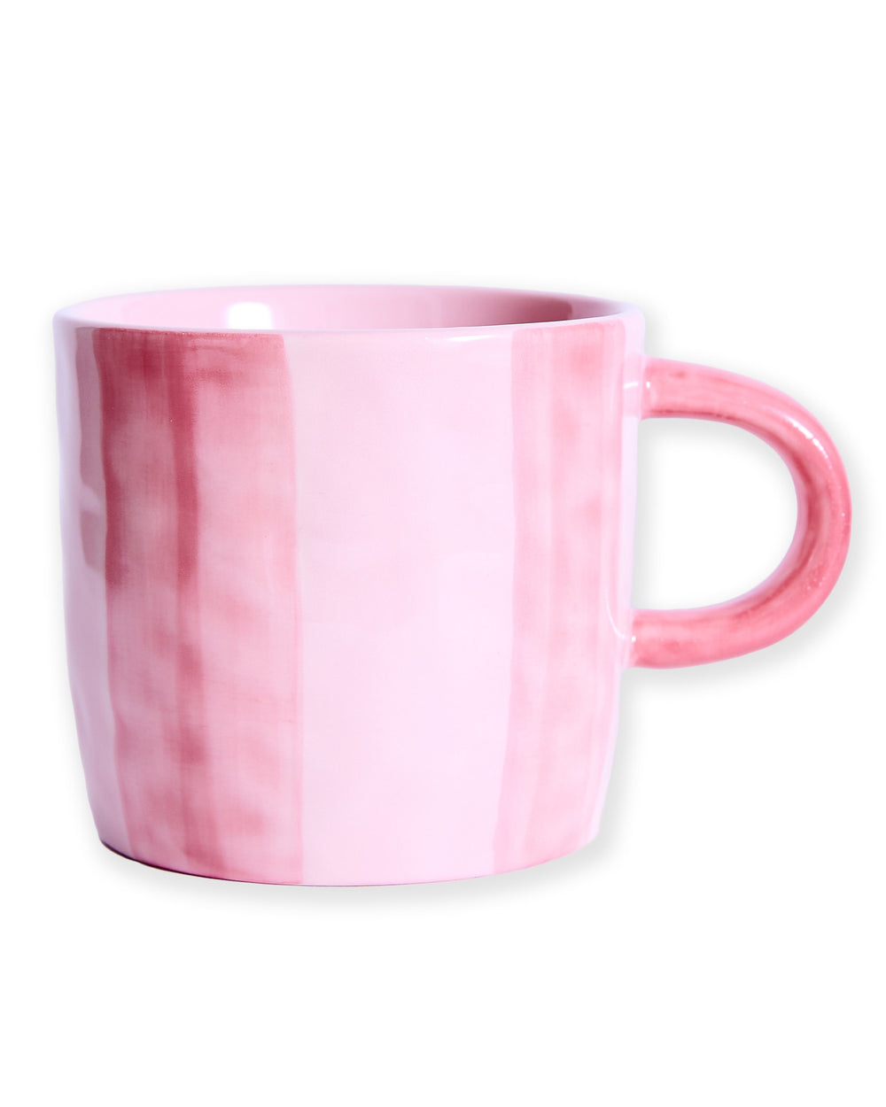 Pink Stripe Mug 2P Set One Size