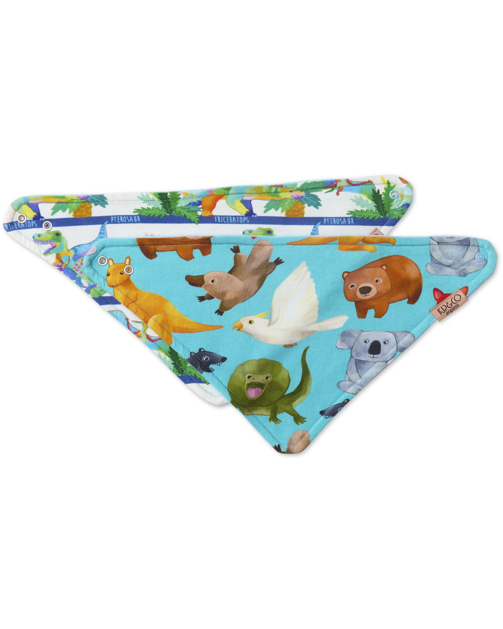 Wild One Organic Cotton Dribble Bib Set One Size