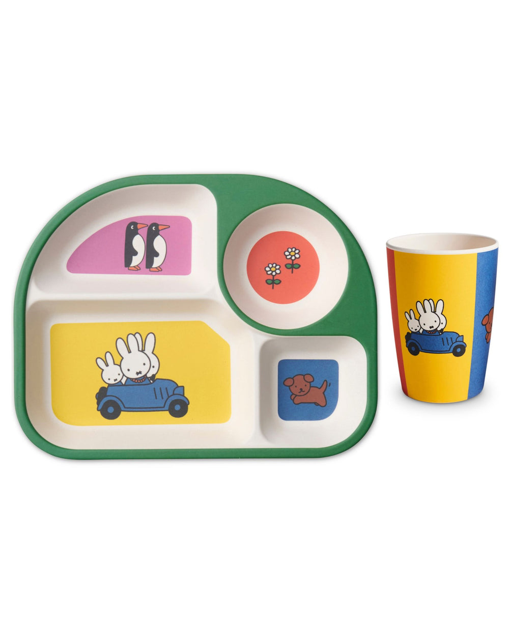 Kip&Co x Miffy Miffy's Adventures Bento Tray & Cup Set One Size