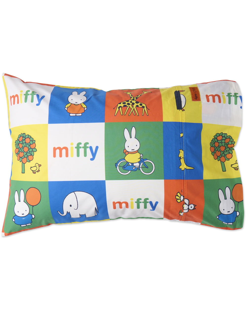 Kip&Co x Miffy Miffy's Adventures Organic Cotton Pillowcase 1P Single