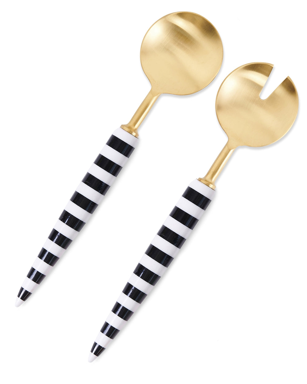 Monochrome Brasserie Salad Servers One Size