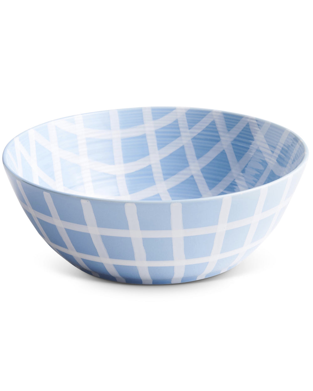 Blue Bird Tartan Salad Bowl One Size