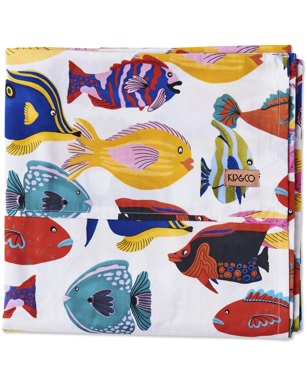 Fishy Business Organic Cotton Flat Sheet