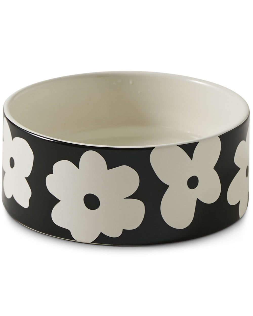 Flower Face Dog Bowl One Size