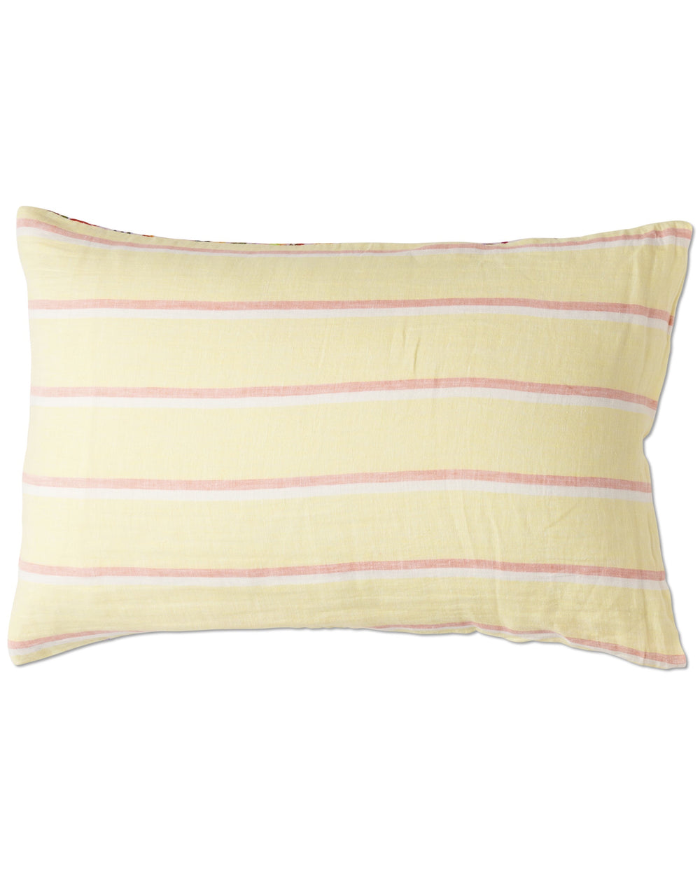 Pina Colada Stripe Linen Pillowcases 2P Std Set