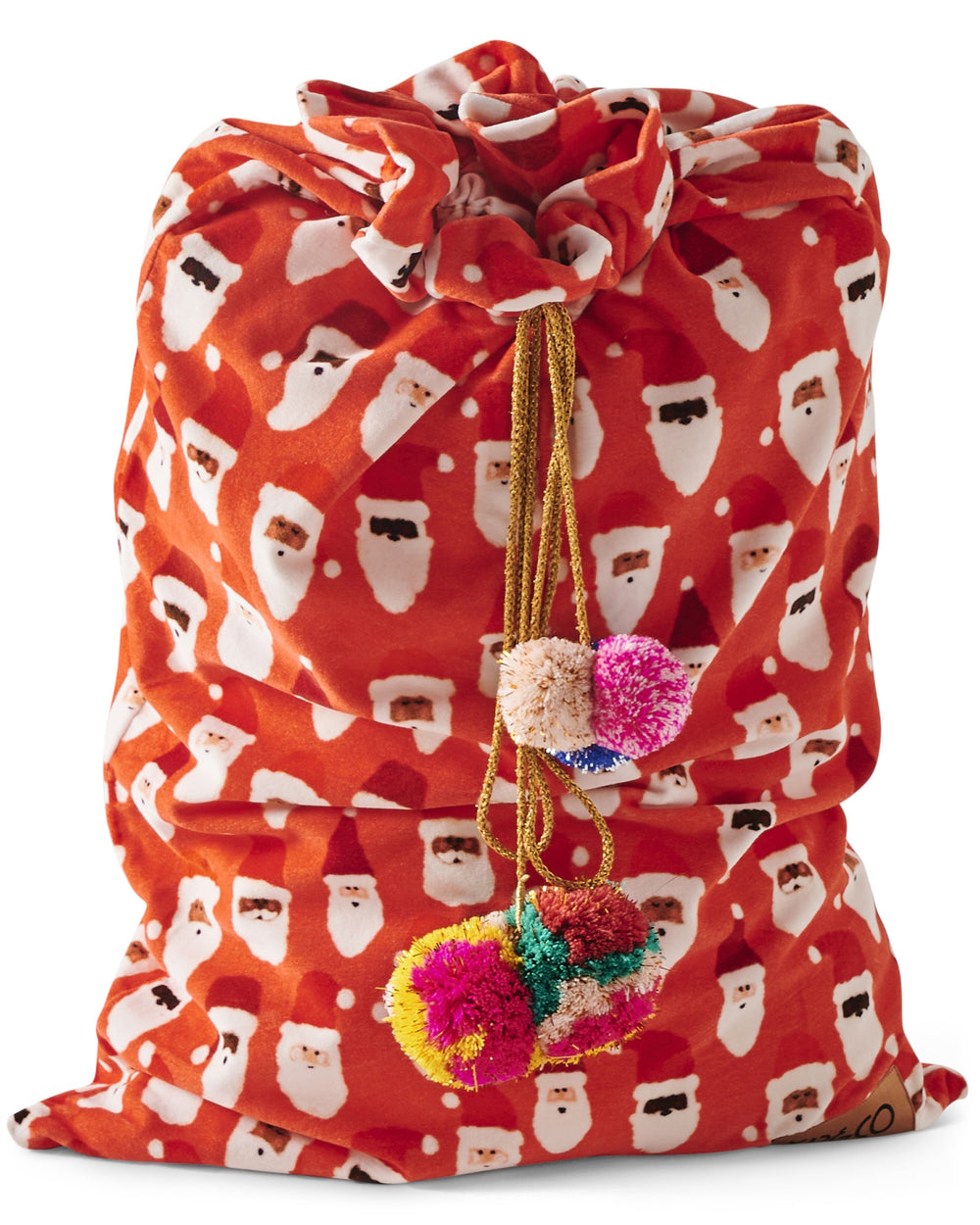 HoHoHo Red Velvet Santa Sack One Size