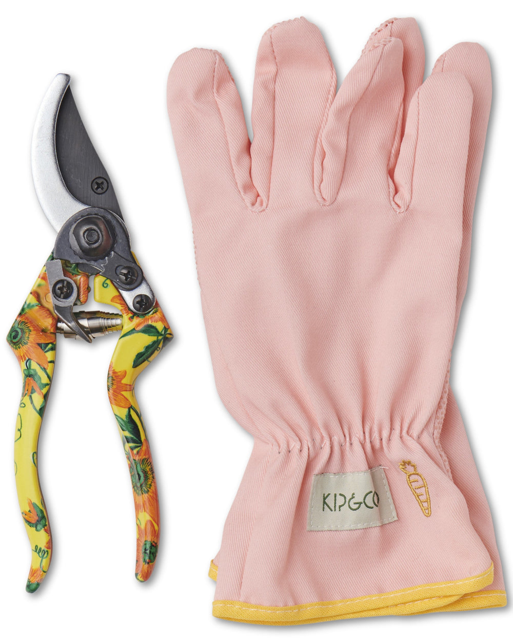 Passiona Garden Secateurs and Gloves Set One Size