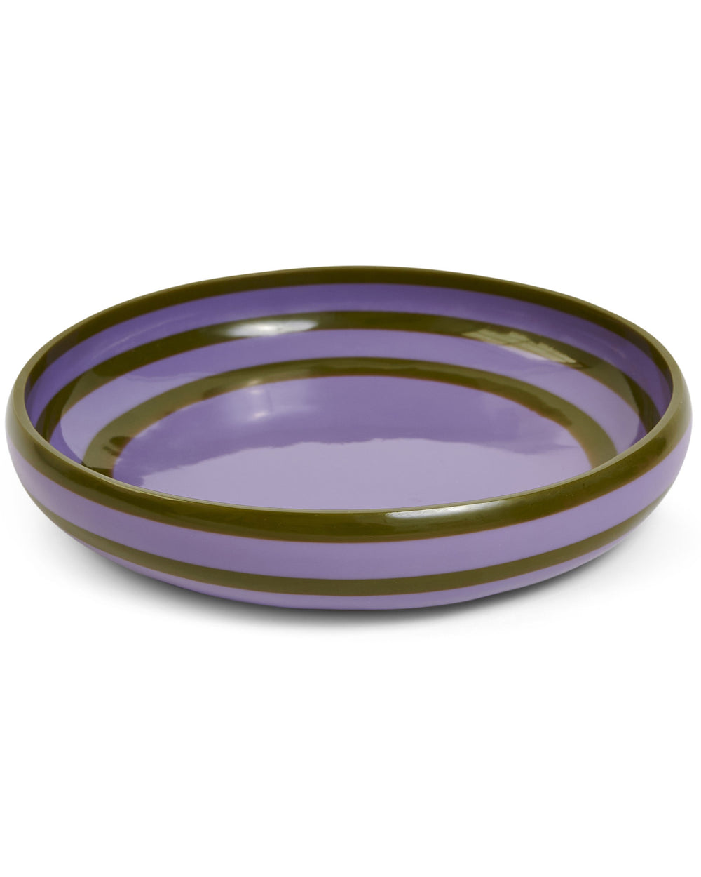 Wisteria Lane Stripe Resin Serving Bowl One Size