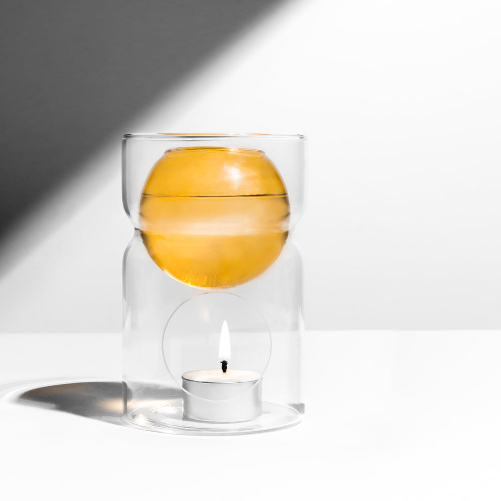 Individual Oil Burner- Clear + Amber