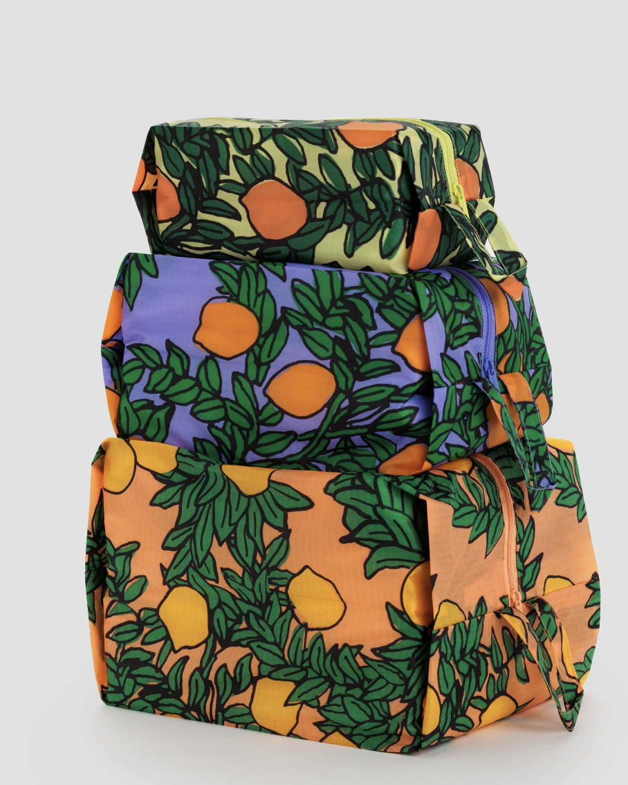 3D Zip Set - Orange Trees