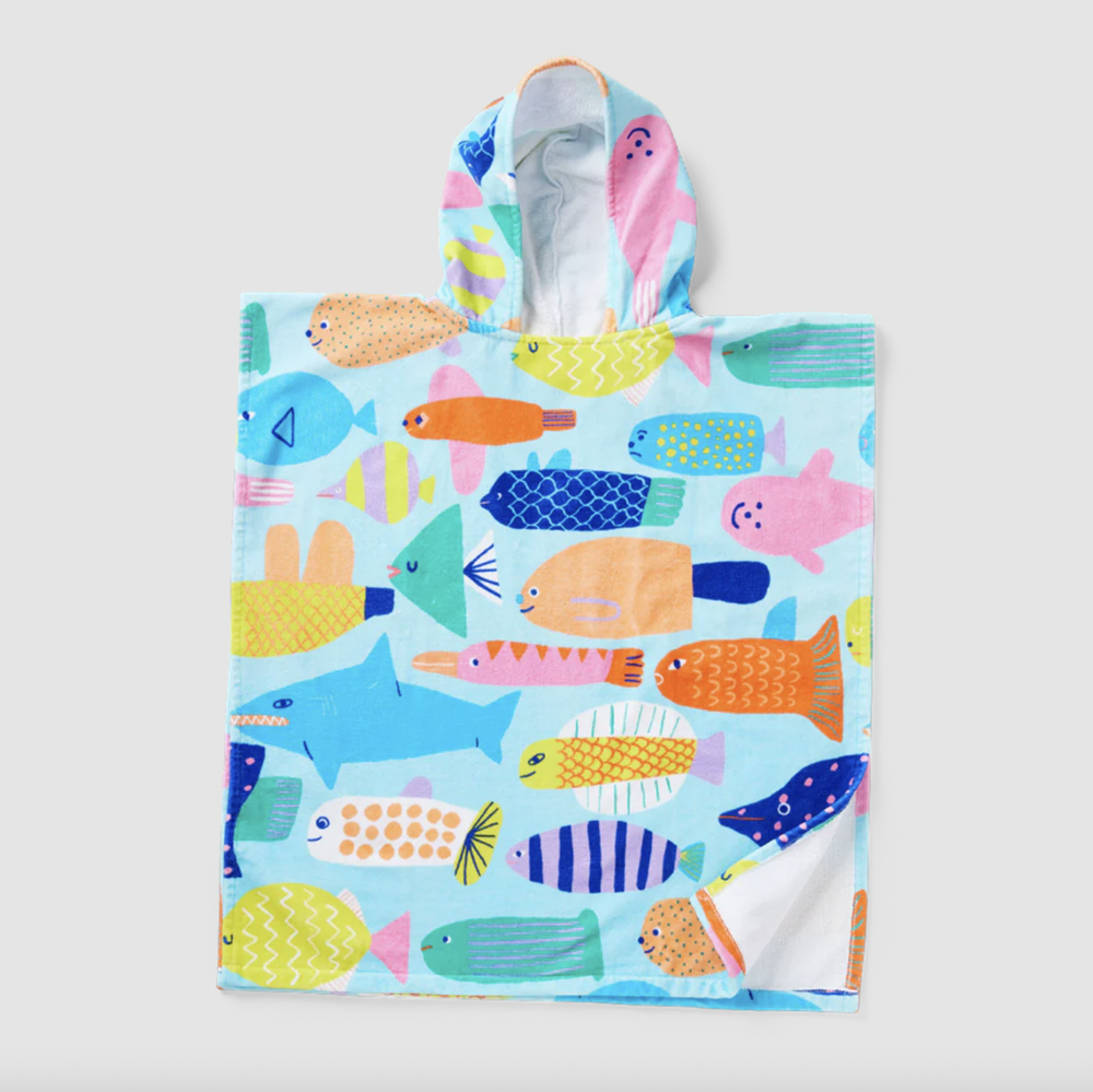 Rainbow Reef Hooded Towel 59x67CM