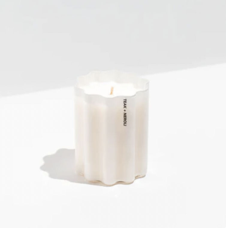 Teak & Neroli Wave Candle