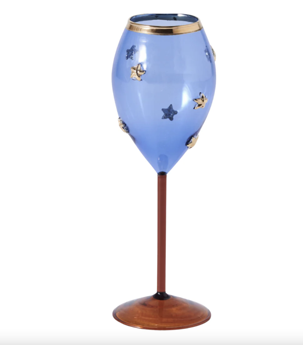 Golden Star Champagne Glass 2P Set One Size