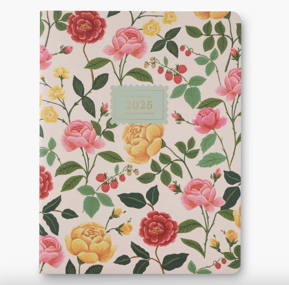 Rifle Paper Co - 2025 Monthly Planner - Roses