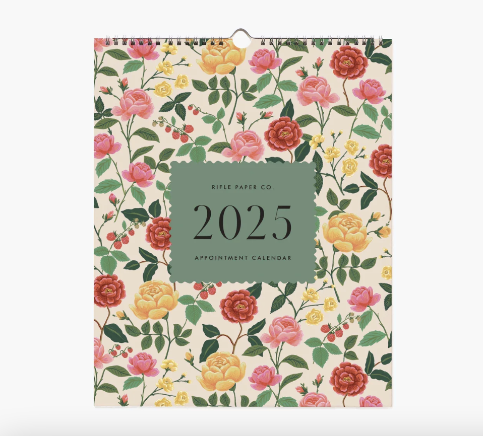 2025 Appointment Calendar - Roses