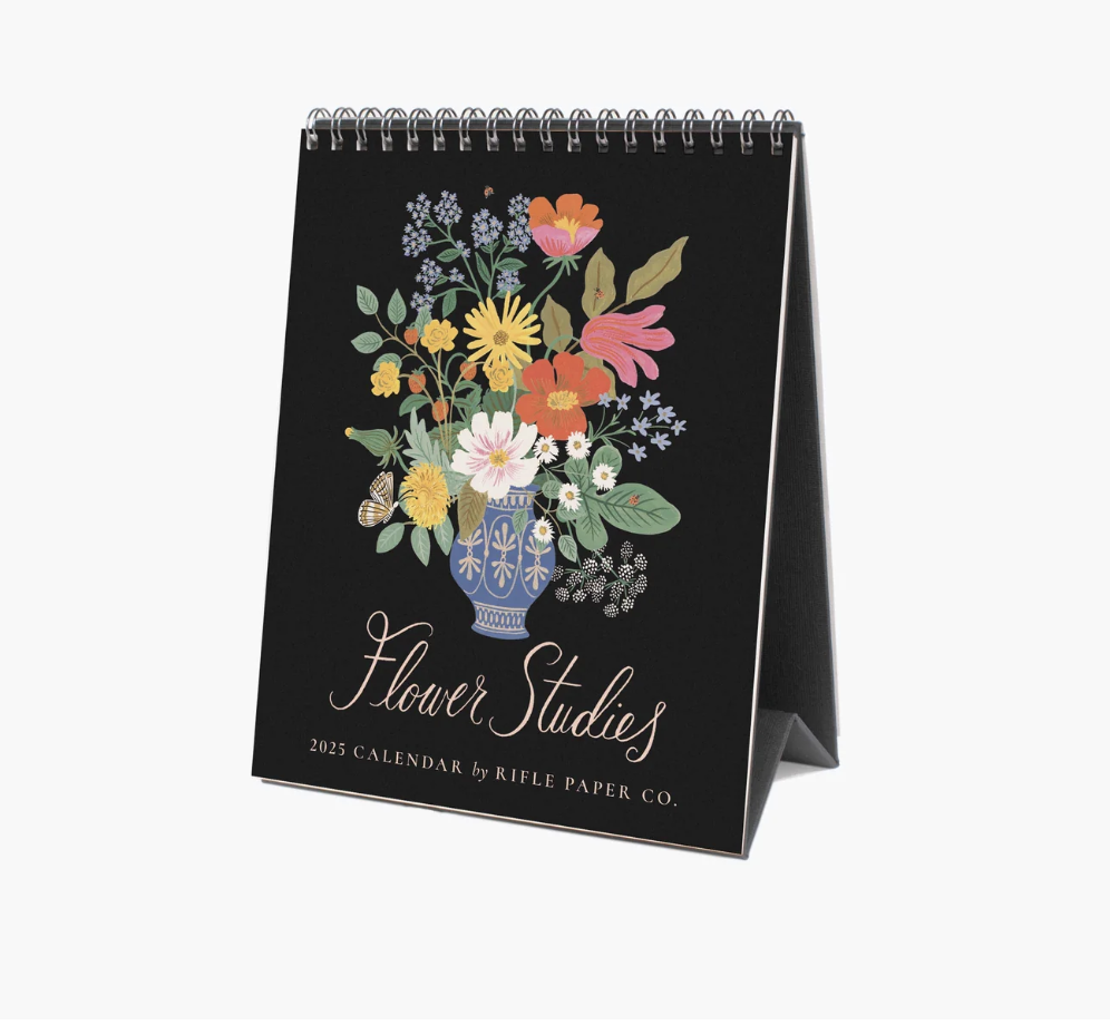 2025 Desk Calendar - Flower Studies