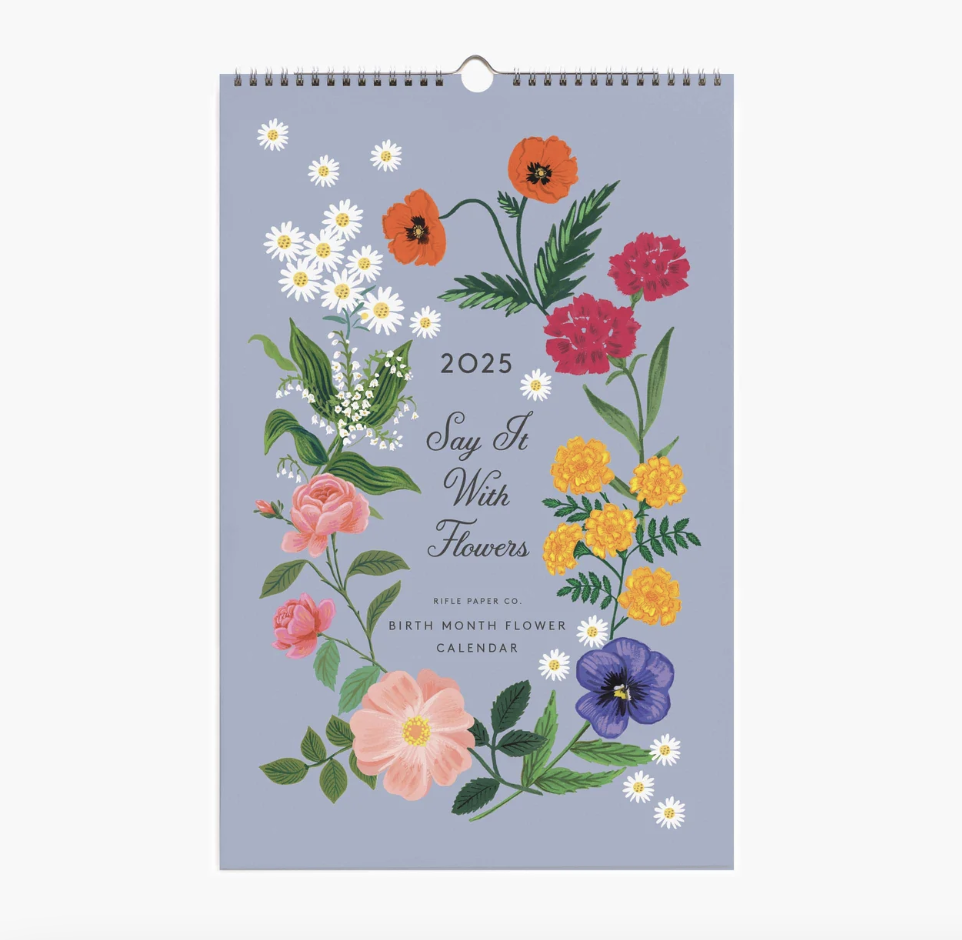 2025 Wall Calendar - Say it with Flowers