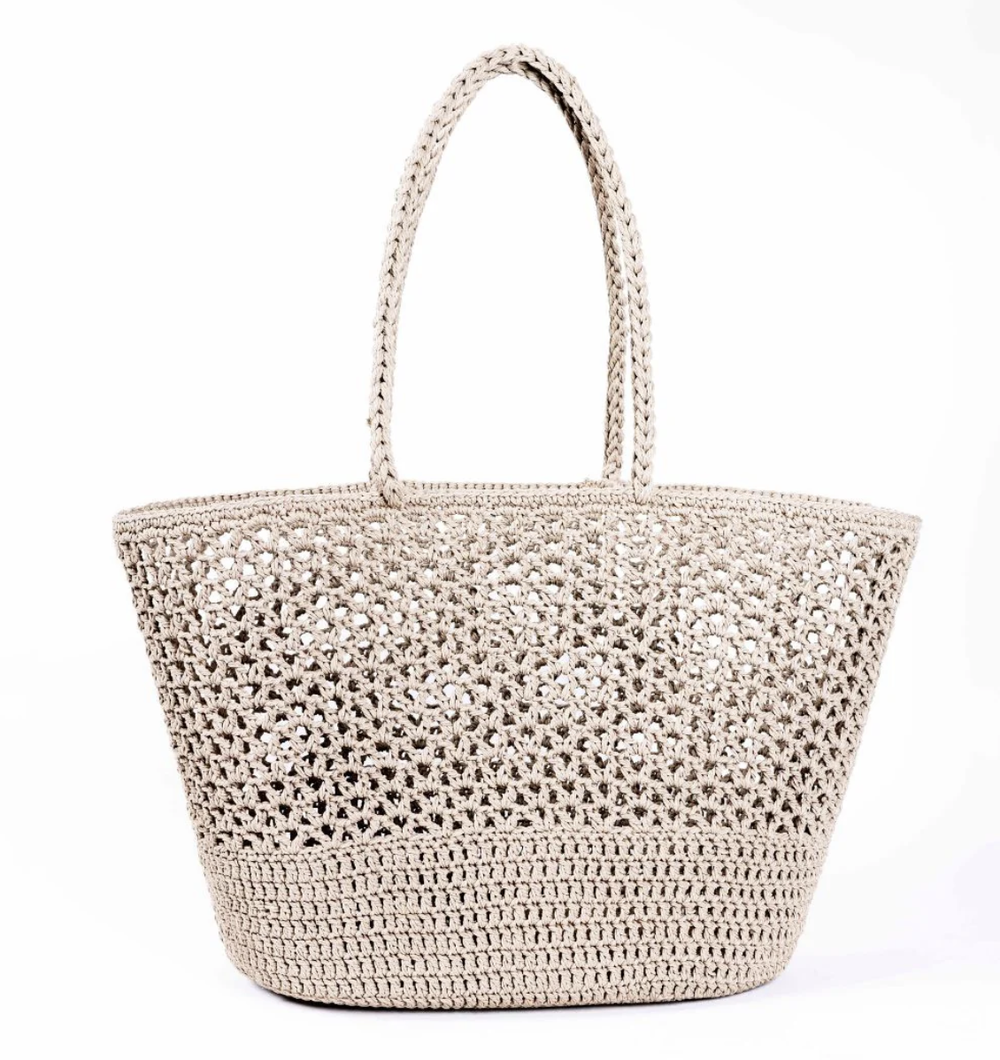 Romy Natural Crochet Basket