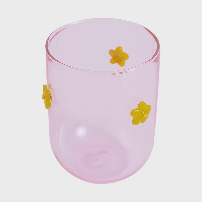 Flower Power Short Tumbler Glass 2P Set One Size