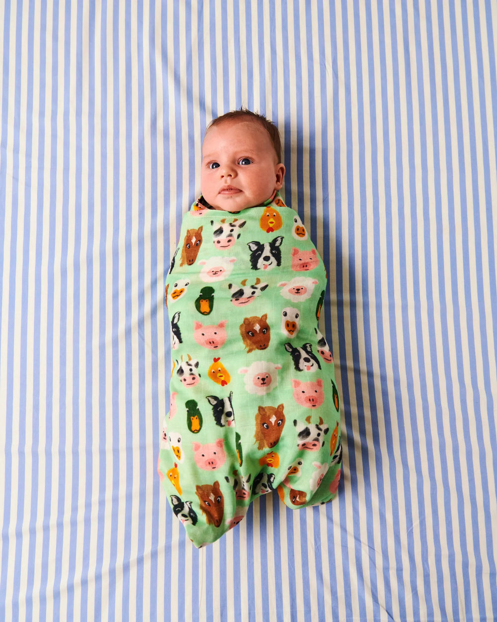 Farm Friends Bamboo Swaddle One Size