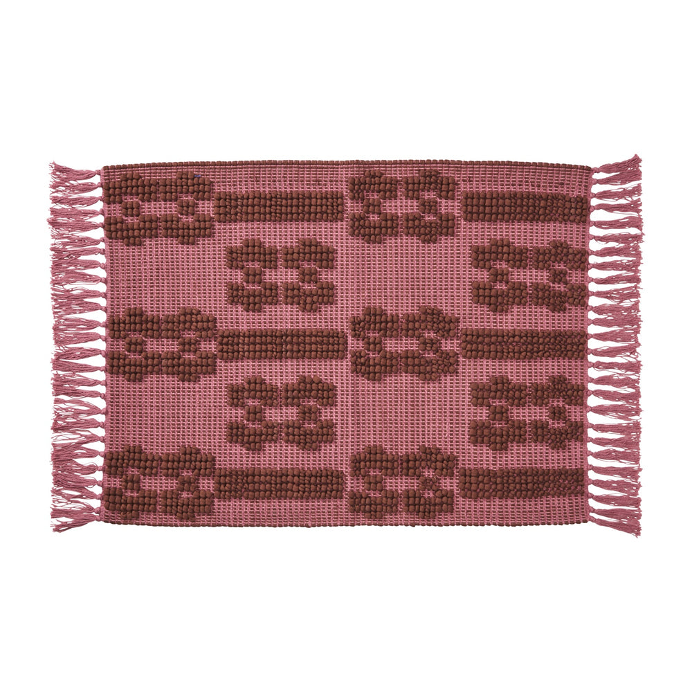 Sawa Cotton Mat - Rosewater