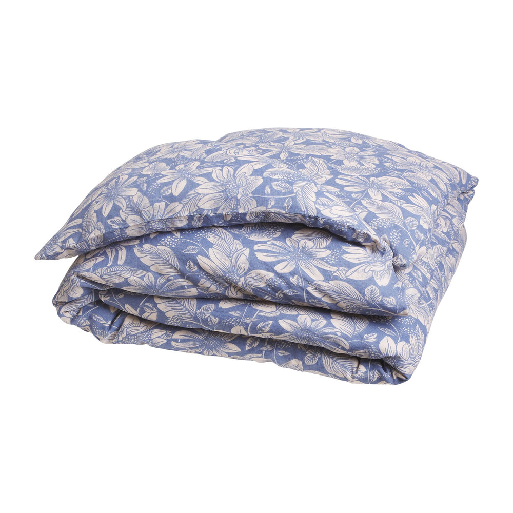 Amrita Linen Quilt Cover - Smoke