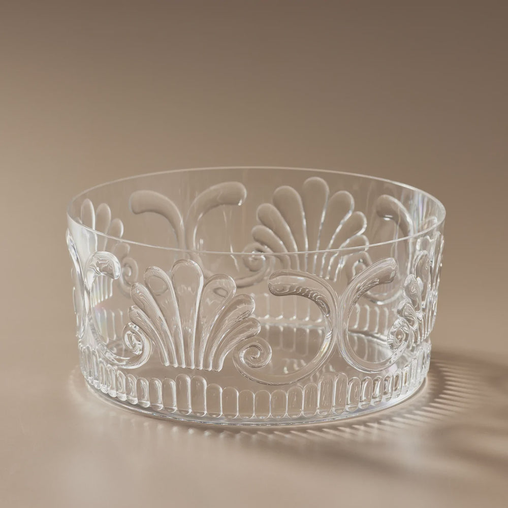 Flemington Acrylic Salad Bowl- Clear