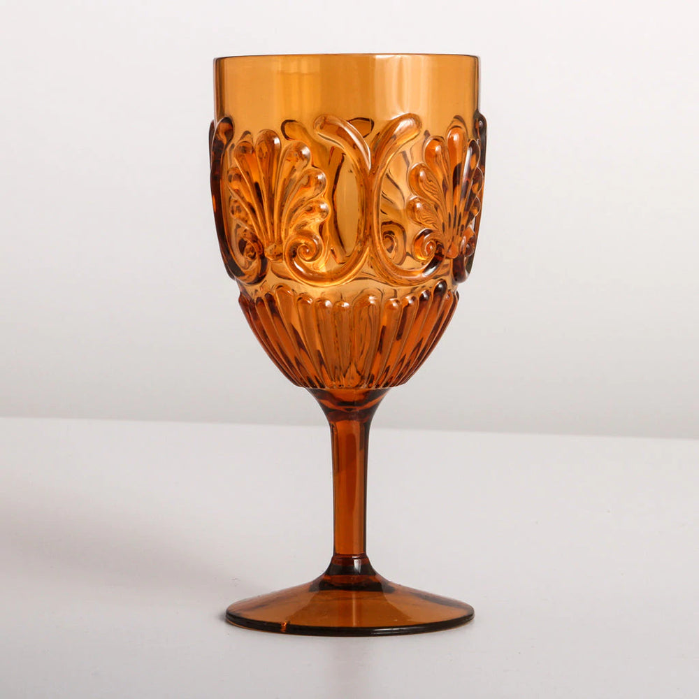 Flemington Acrylic Wine Glass - Amber