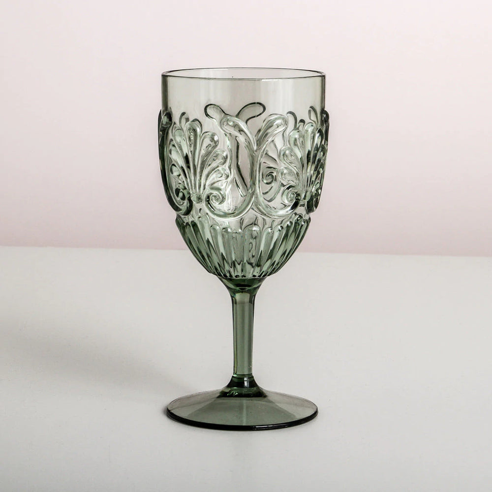 Flemington Acrylic Wine Glass - Green