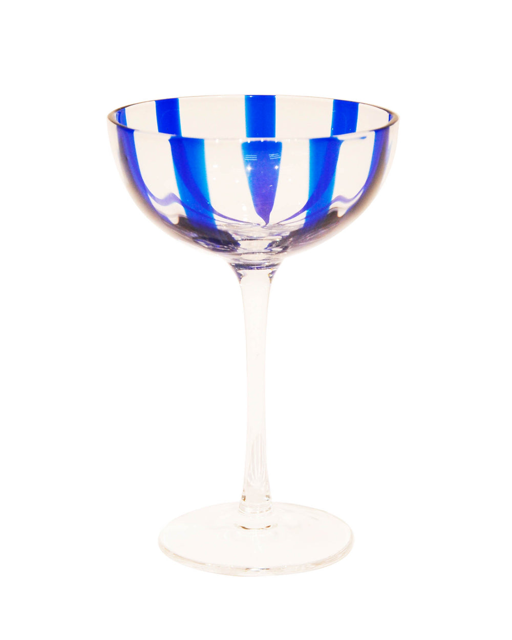 Mykonos Stripe Coupe Glass 2P Set One Size