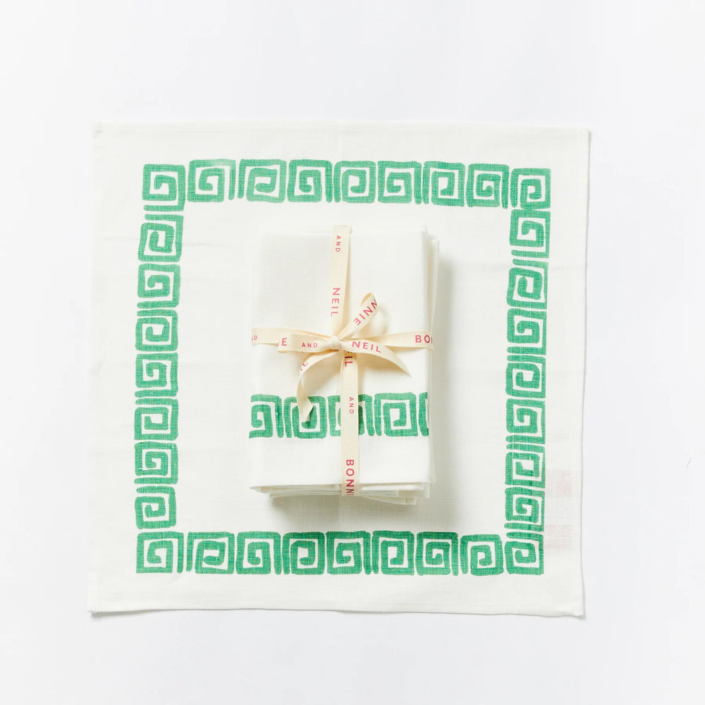 Grecian Green Napkin Set of 6