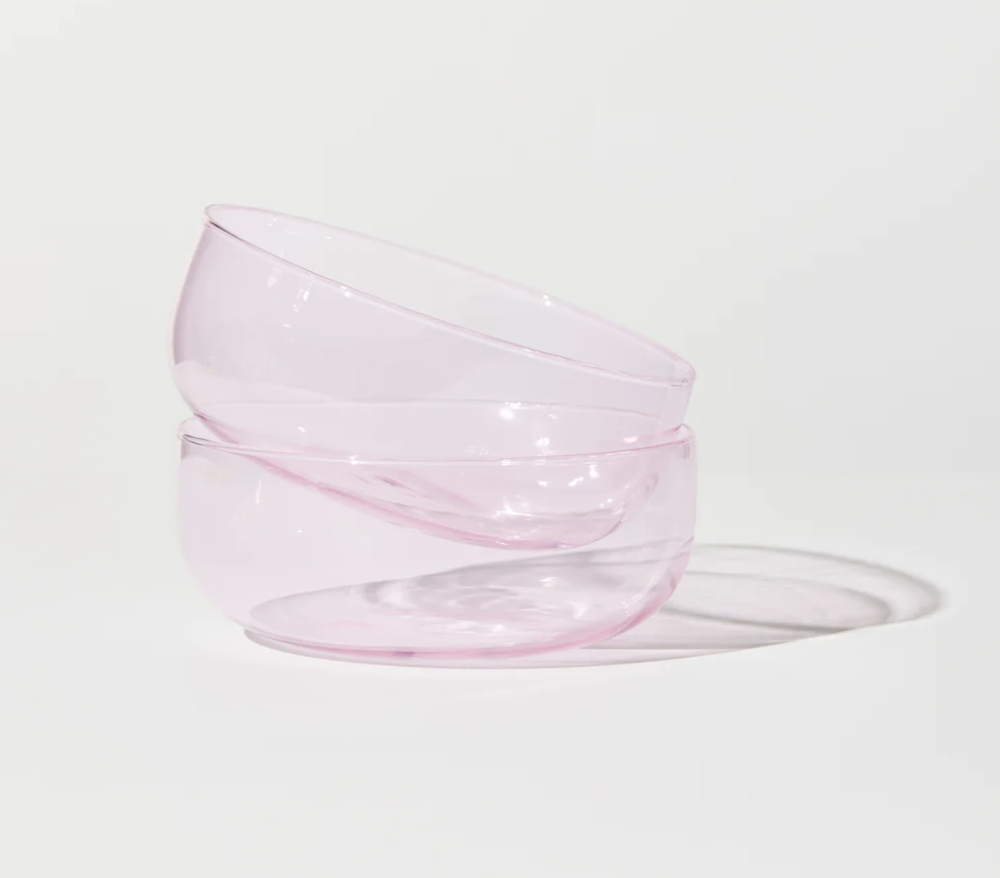 Abracadabra Set of 2 Bowls in Pink