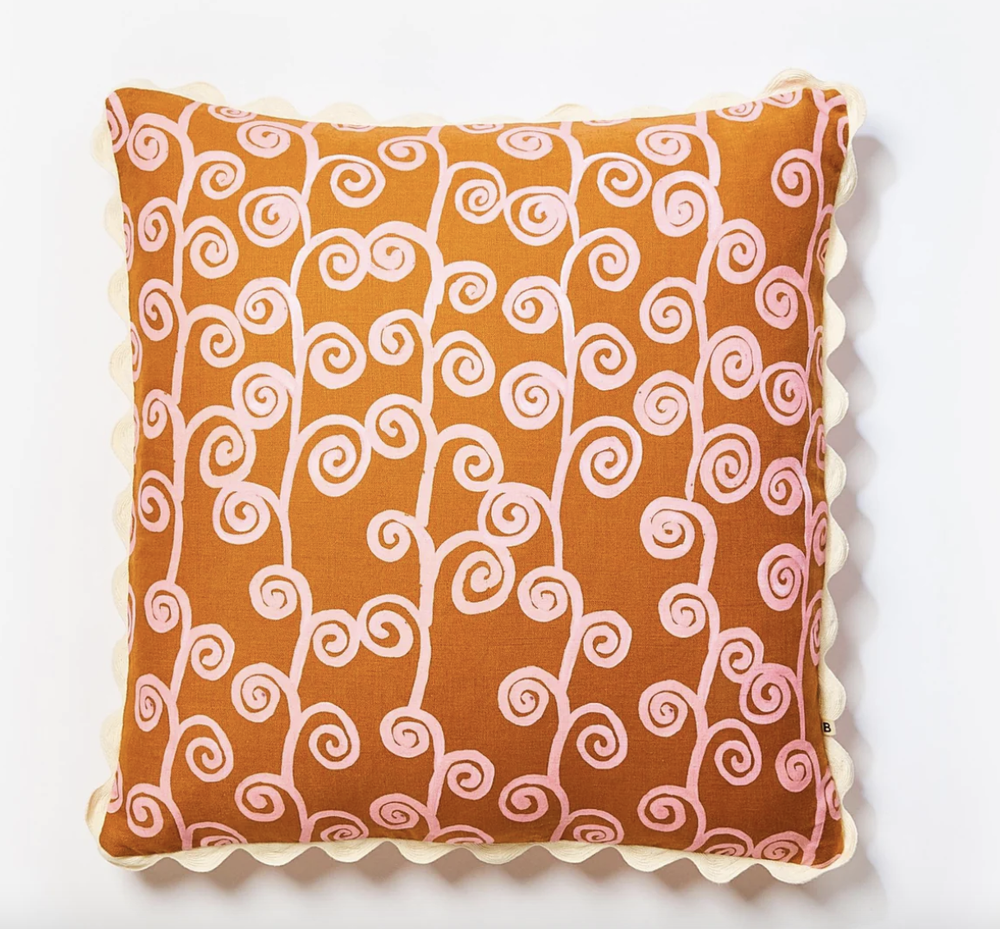 Loop Tan Pink 60cm Cushion