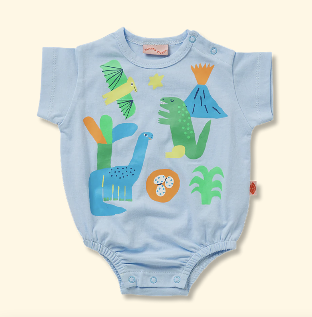 Dino Short Sleeve Bodysuit