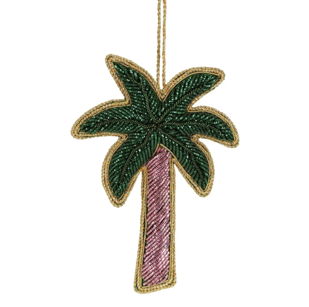 Brissie Palm Tree Hanging Tree Decoration