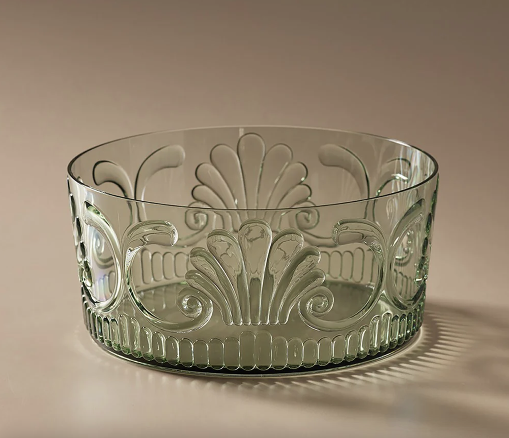 Flemington Acrylic Salad Bowl- Green