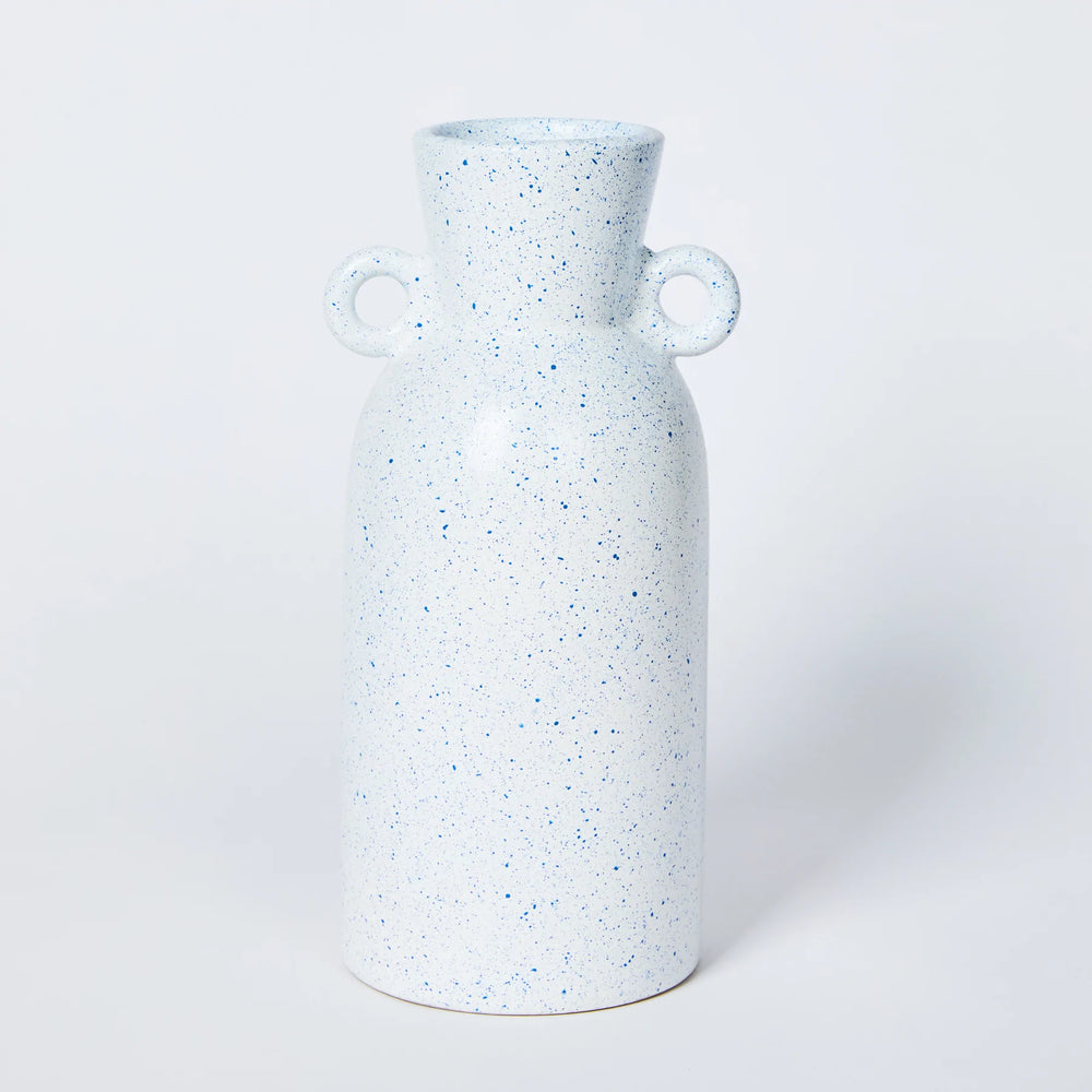 Speckle Blue Tall Vase