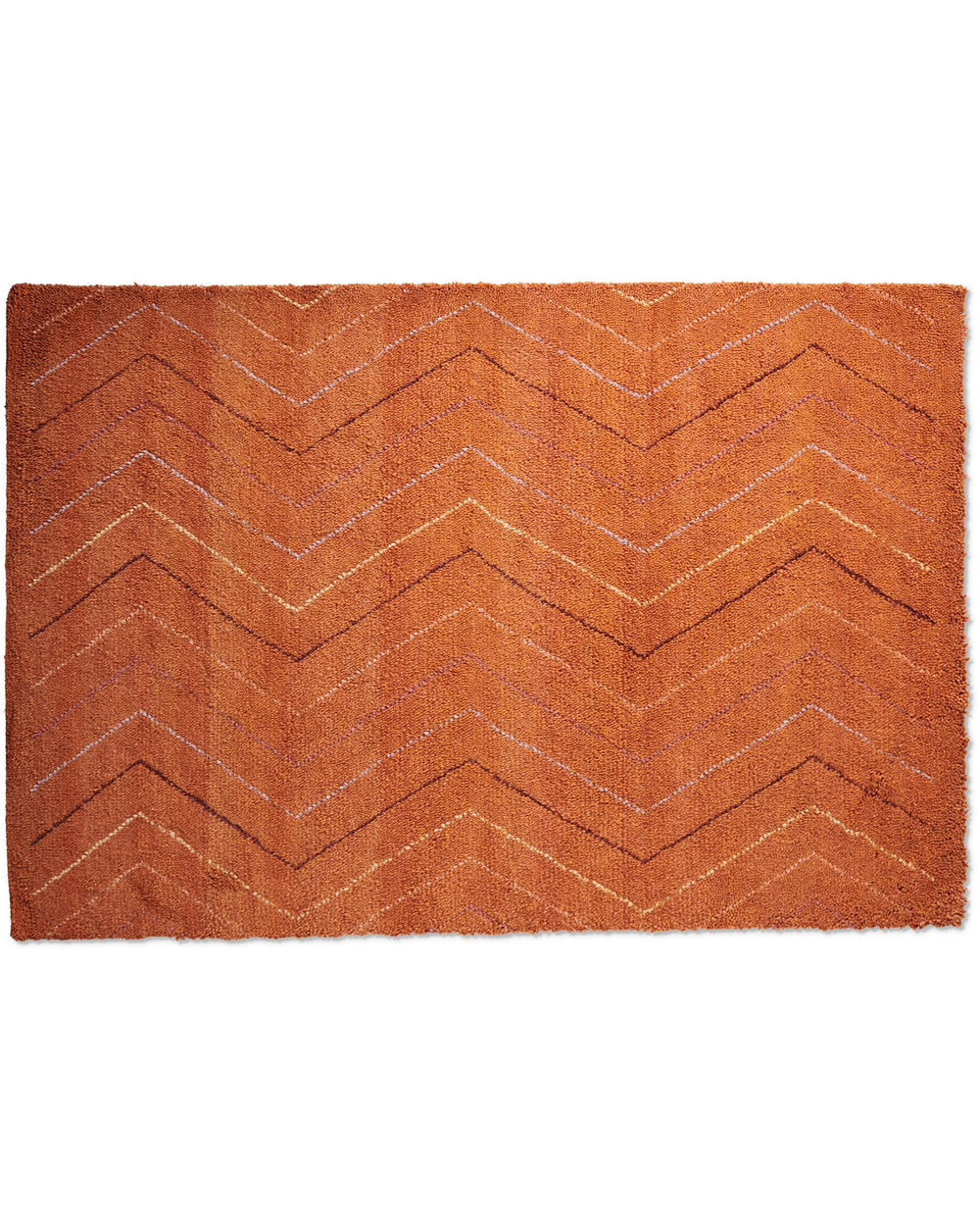 Autumn Maple Felted Wool Rug 6 x 9 ft