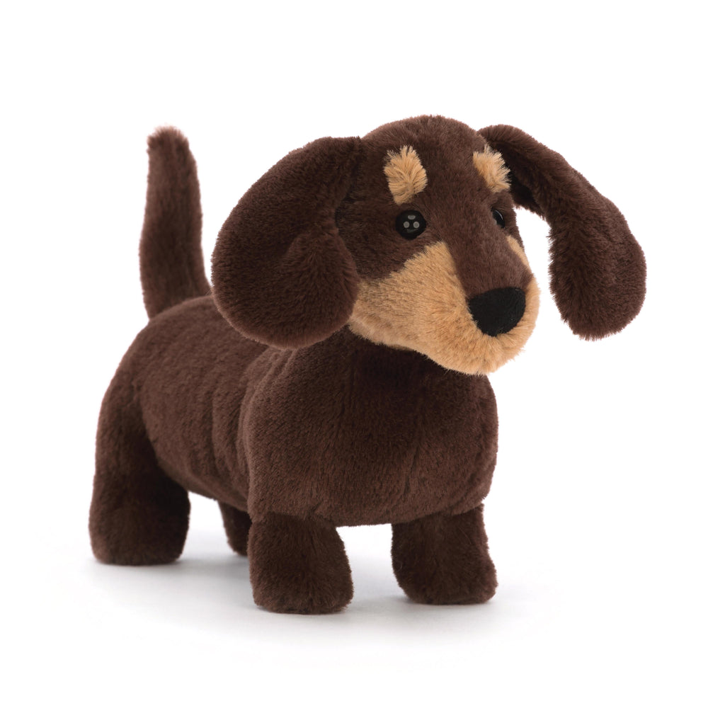 Jellycat Otto Sausage Dog Small Brown 5x17x13cm