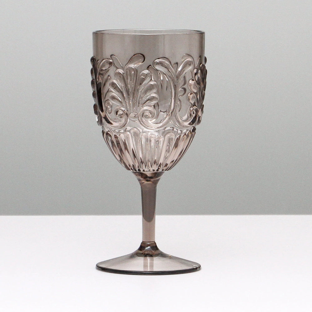 Flemington Acrylic Wine Glass - Smoke